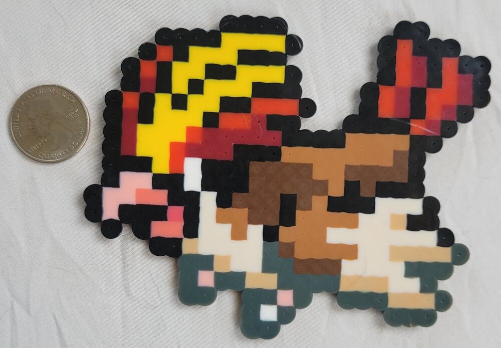 Pidgeot Menu Icon Pokemon Perler Bead Pixel Art